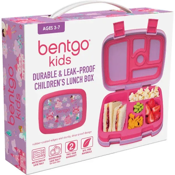 Bentgo Kids Prints Lunch Box - Pink and purple