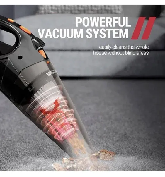 VacLife Handheld Vacuum, Car Vacuum Cleaner Cordless, Orange VL189