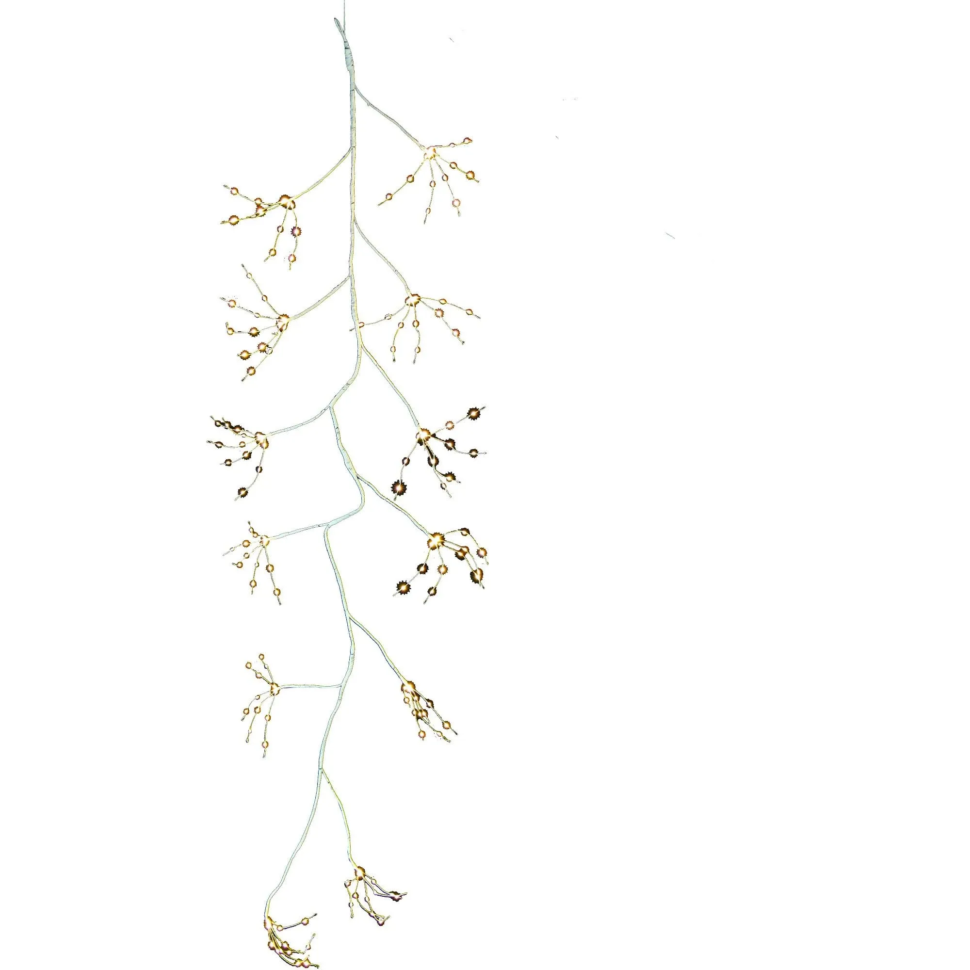 Kurt S. Adler Fairy Lights White Bark 6ft. Garland Warm White