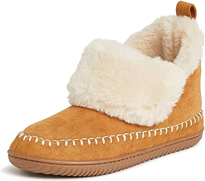 Alpine by Dearfoams Women's Moritz Bootie House Slipper