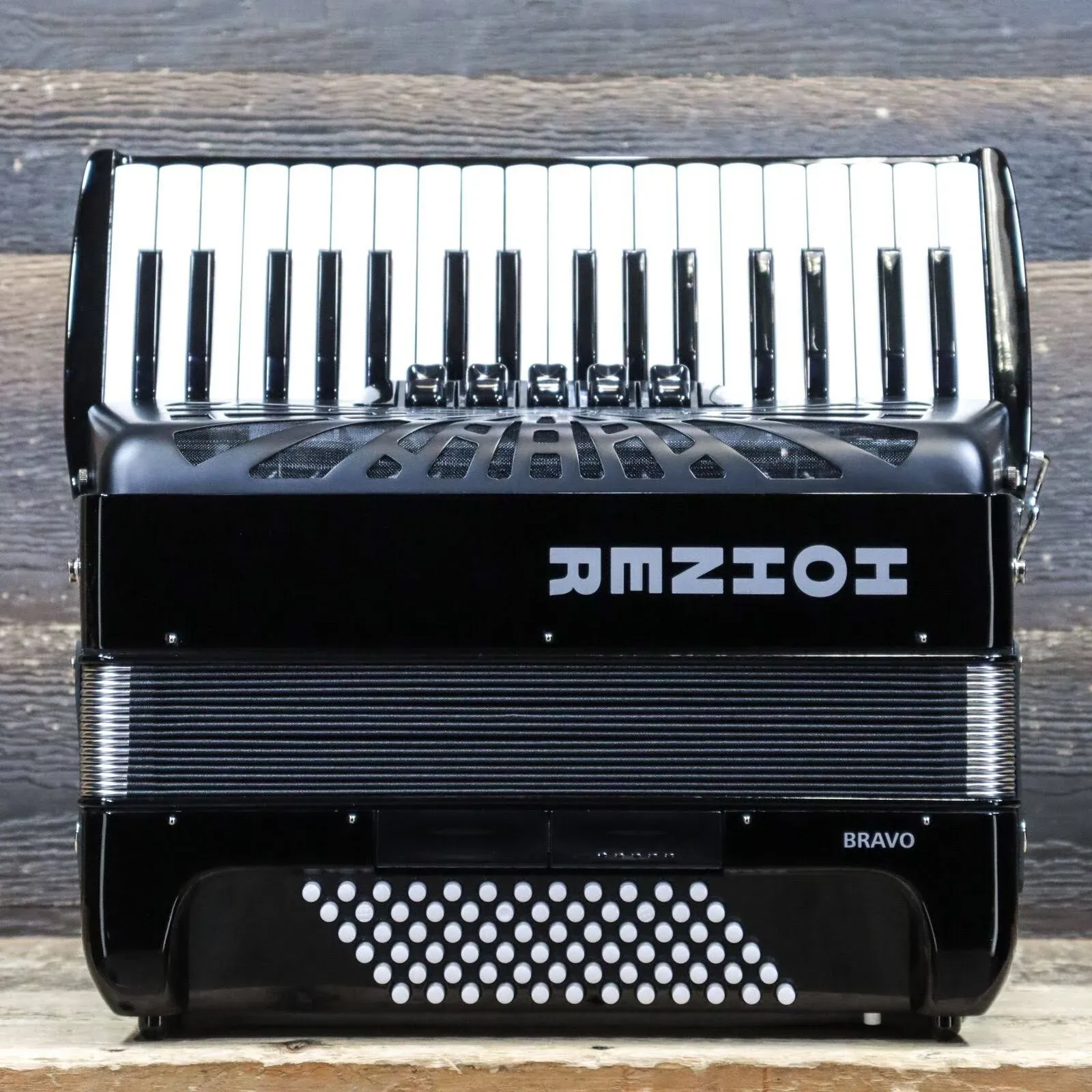 Hohner Bravo III 72 Accordion with Black Bellows