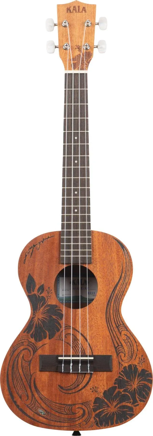 Kala, 4-String Ukulele, Right, Natural, Tenor (KA-Unity-T_W/Bag)