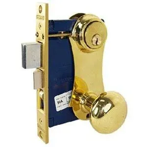 Marks: Ornamental Iron Mortise Locksets Series 21, Entry Function, Dbl Cyl