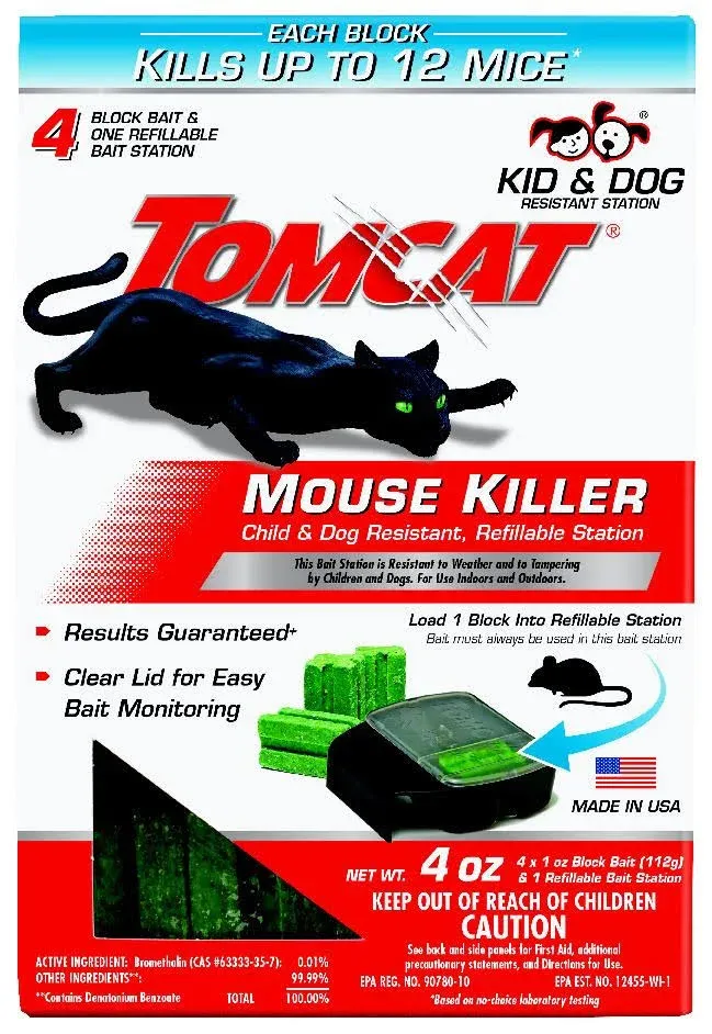 Tomcat Mouse Killer Refillable Bait Station