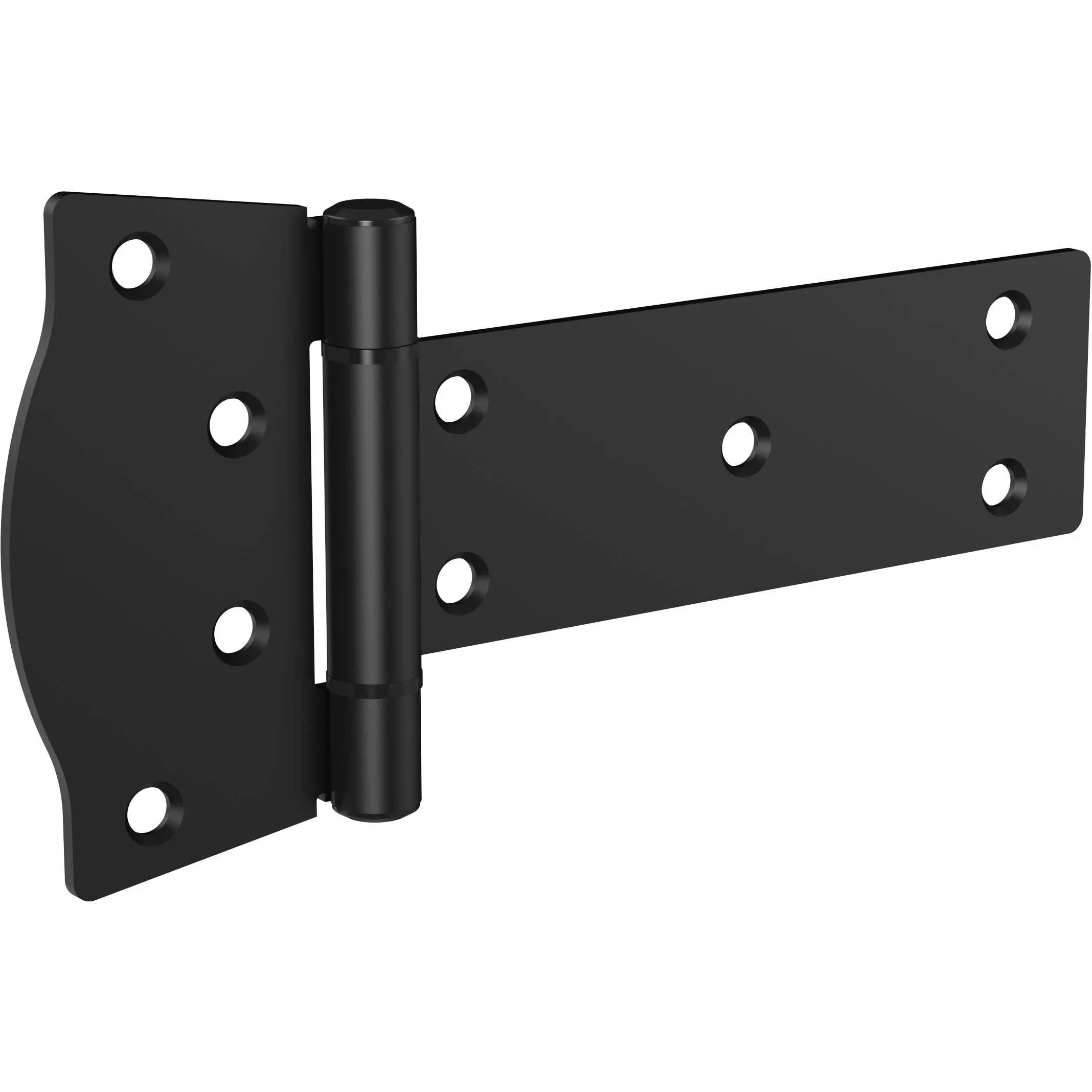 National Hardware V1143 Rustic Modern T-Hinge - Black N166-030