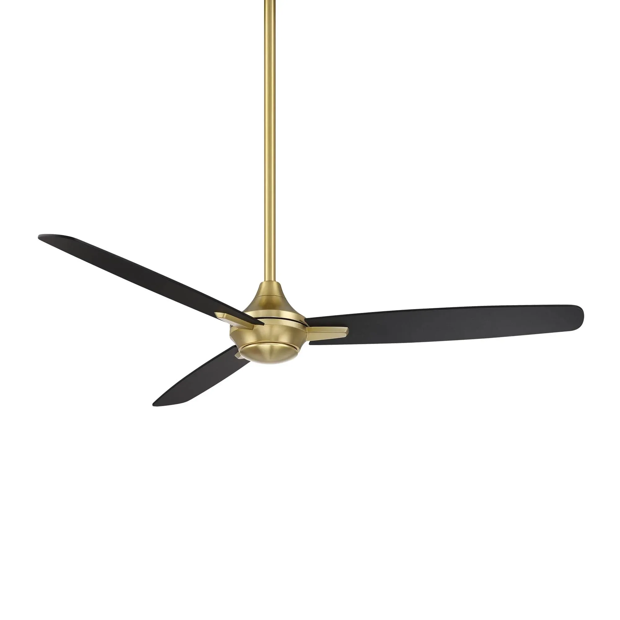 Blitzen 1 Light 54 in. Indoor Ceiling Fan, Soft Brass/Matte Black - Transitional - Ceiling Fans - by Lighting New York | Houzz