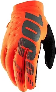 100% Brisker Gloves - Orange