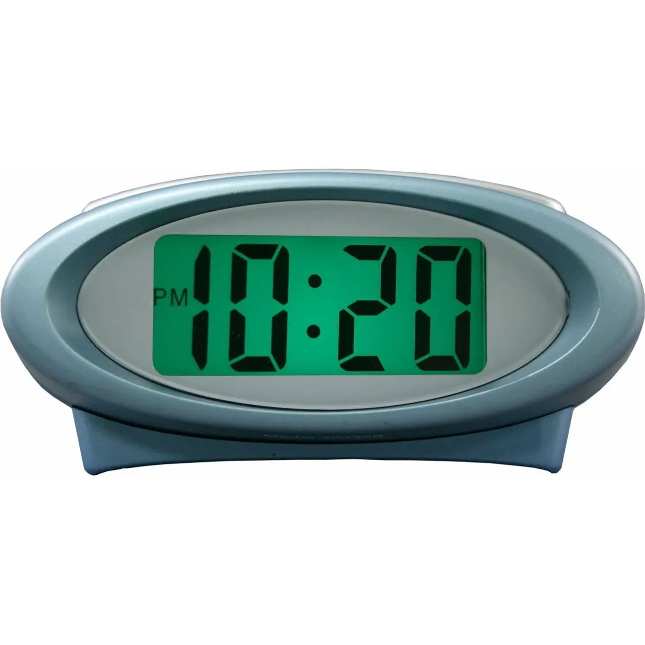 Equity by La Crosse Super Glow Backlight 30330 Digital Alarm Clock with Night Vision Technology, Blue, 4.75