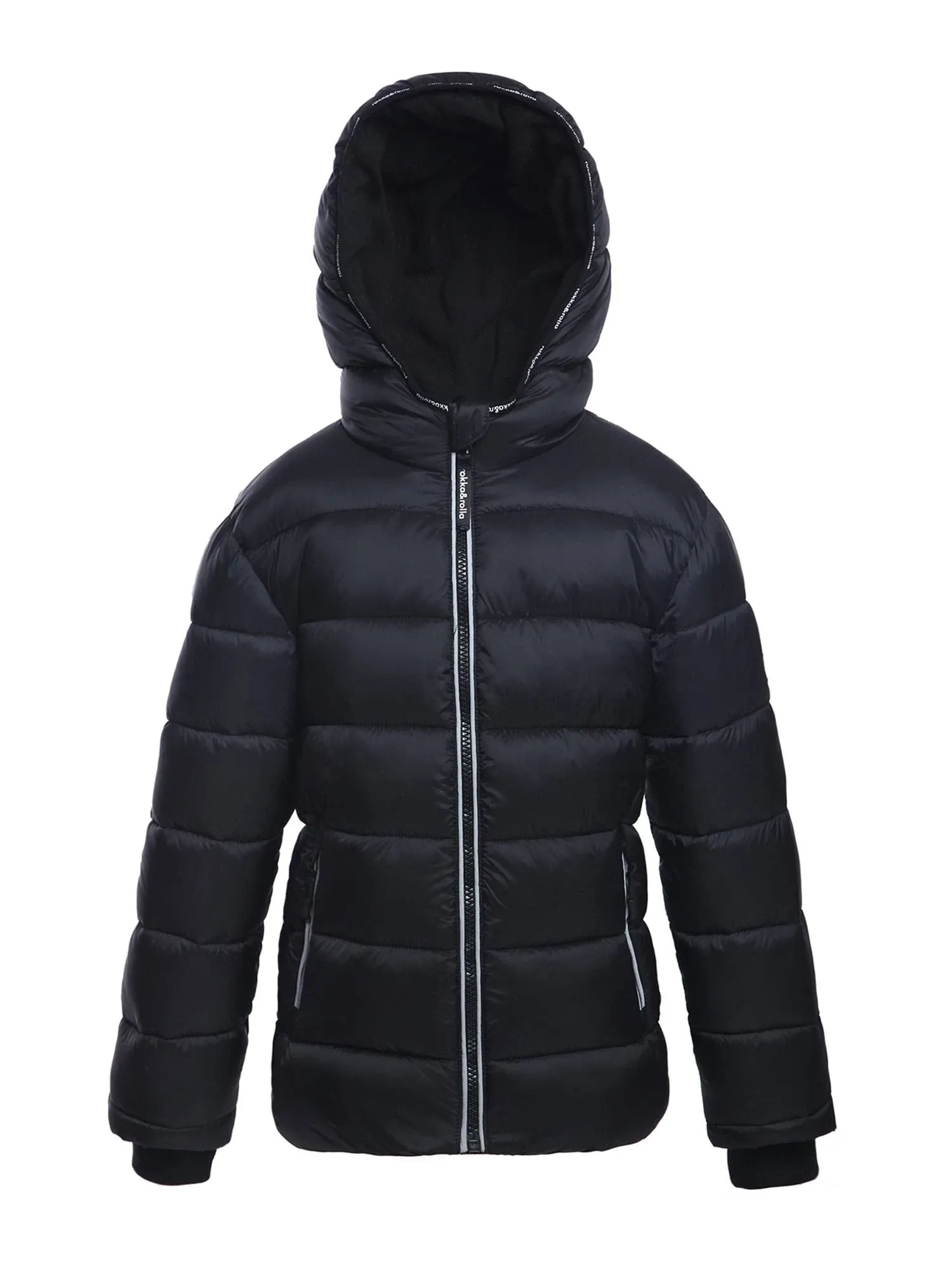 Rokka&Rolla Boys' Heavy Winter Puffer Jacket Bubble Coat