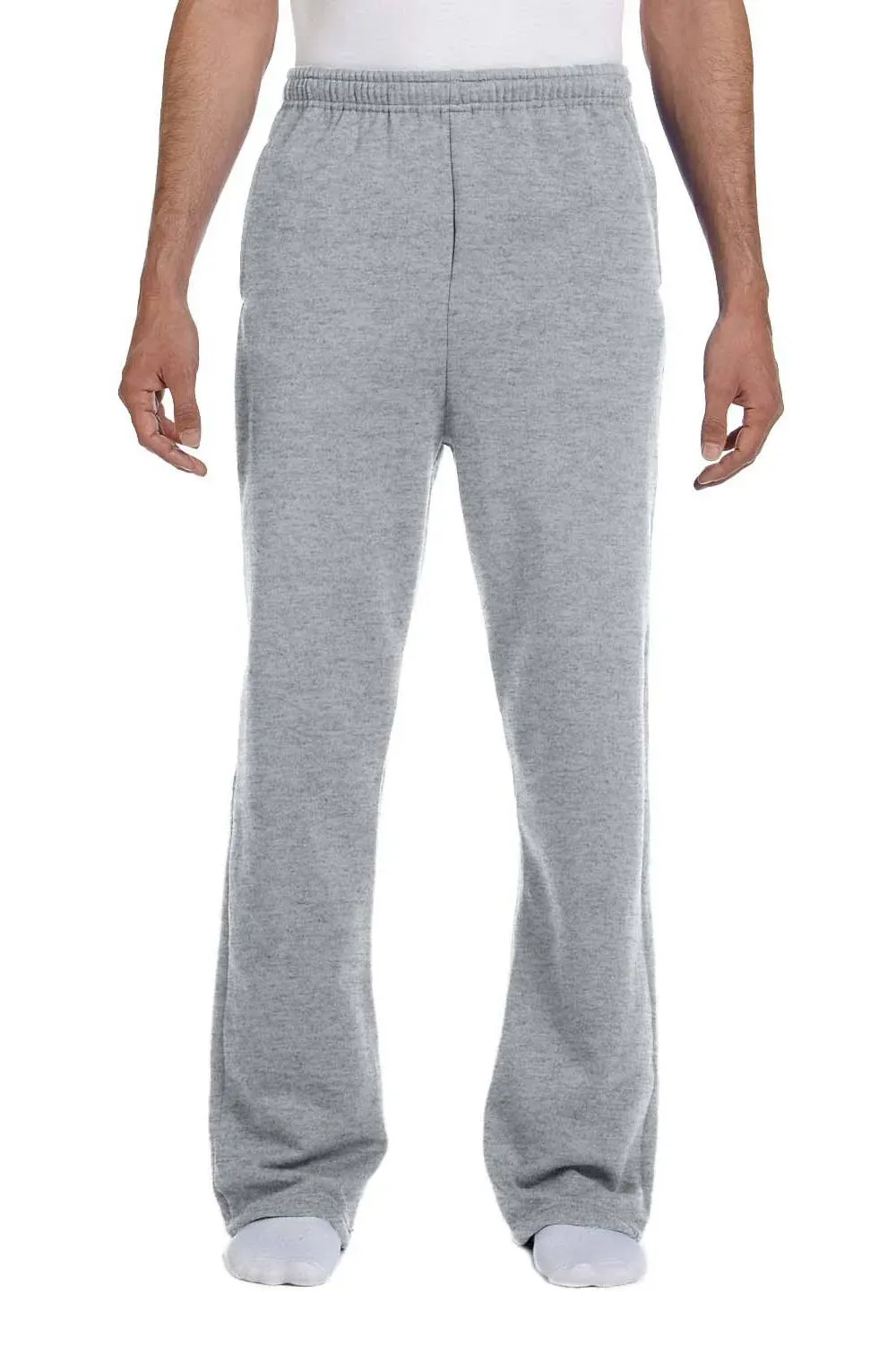 Jerzees Adult NuBlend Open-Bottom Sweatpants with Pockets