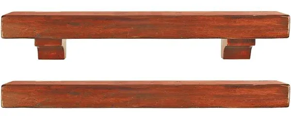 Pearl Mantels The Shenandoah Mantel Shelf Distressed Finish