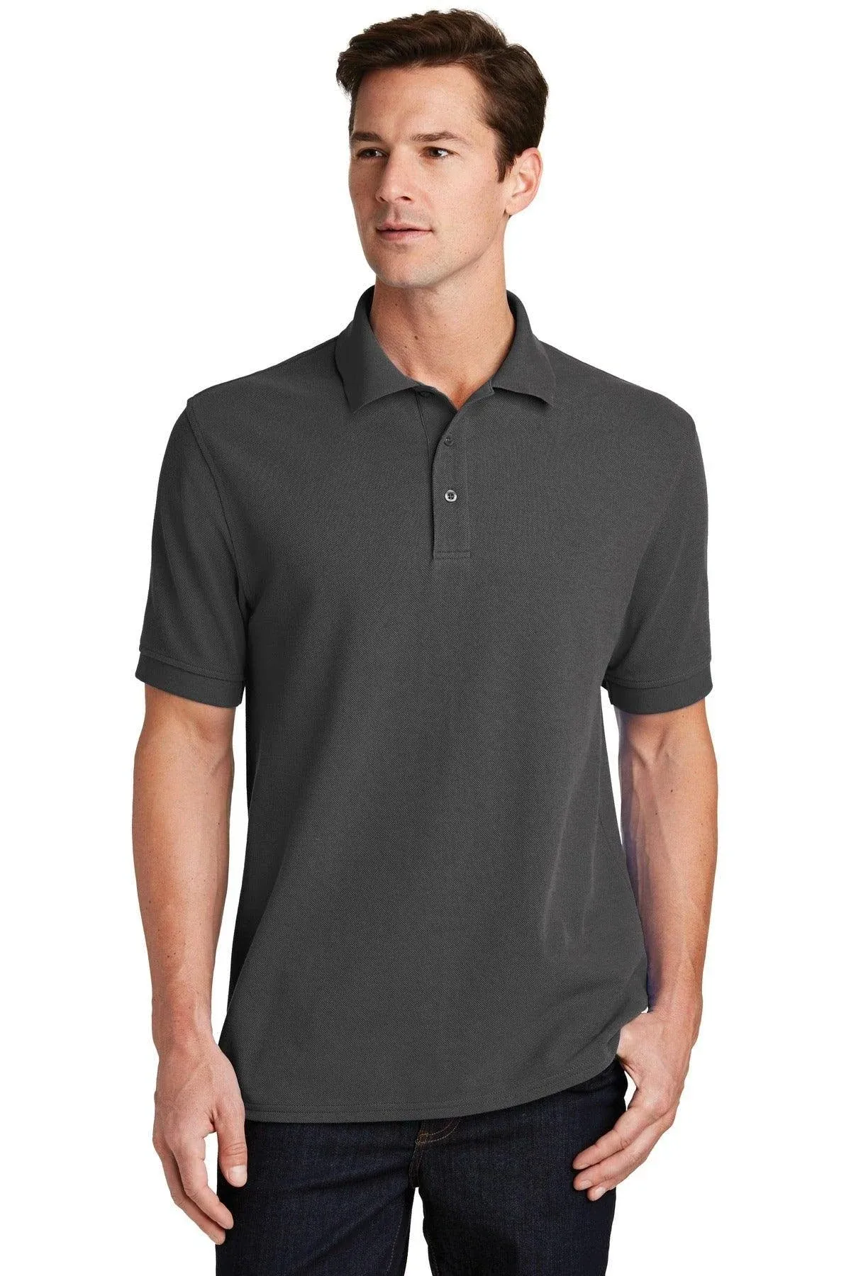 Port & Company Combed Ring Spun Pique Polo