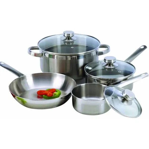 Cookpro 503 Steel Cookware Set 7Pc Encapsulated Base