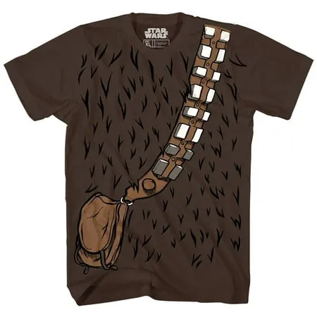 Chewbacca Chewie Star Wars Costume Funny Humor Pun Adult Men's Graphic T-Shirt ...