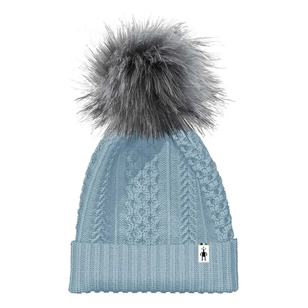 Women's Smartwool Lodge Girl Beanie One Size Winter Sky Heather