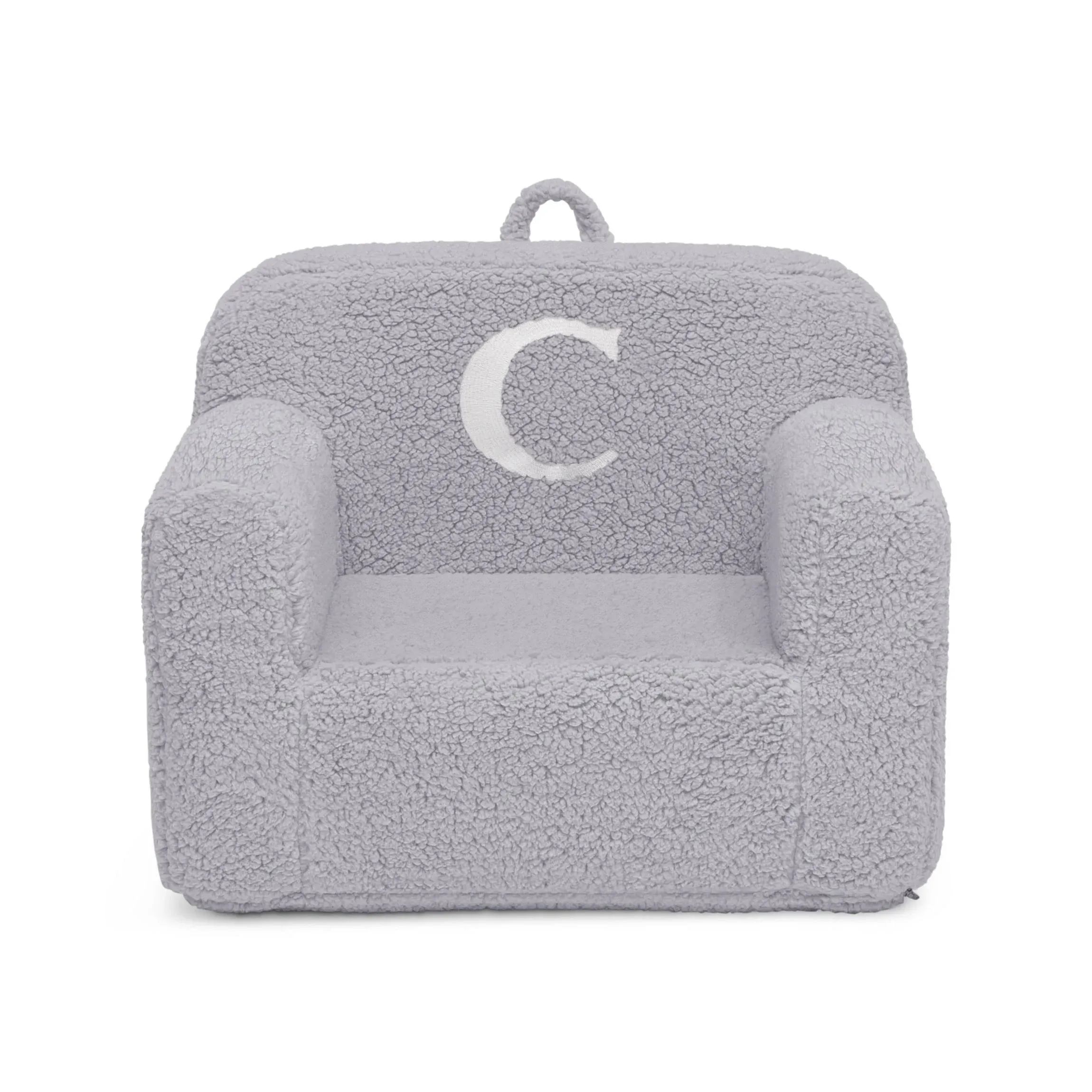 Delta Children Personalized Monogram Cozee Sherpa Chair – Customize with Letter C ...