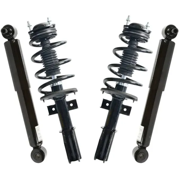 AutoShack Front & Rear Complete Strut Coil Springs and Shock Absorbers Kit Set of 4 Replacement for GMC Acadia Limited 2013-2016 Acadia 2013-2017 Chevrolet Traverse 2013-2017 Buick Enclave SUSPKG533