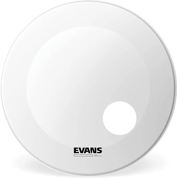 Evans EQ3 Resonant Coated White Bass Drum Head, 22 Inch