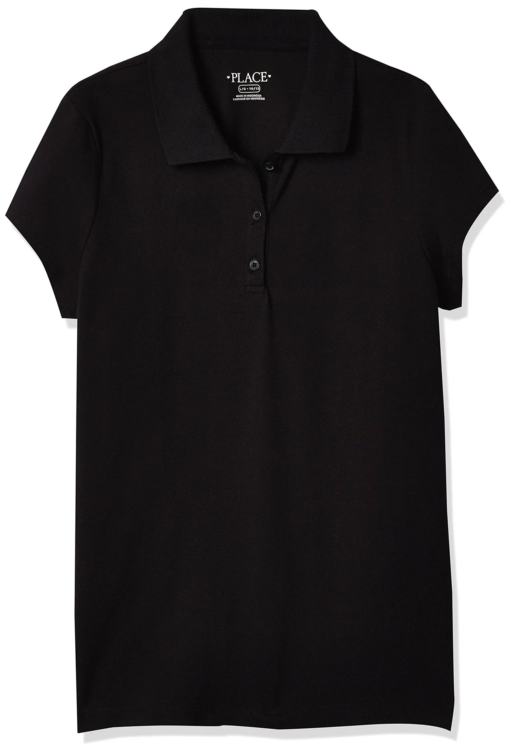 The Children's Place Girls' Short Sleeve Ruffle Pique Polo