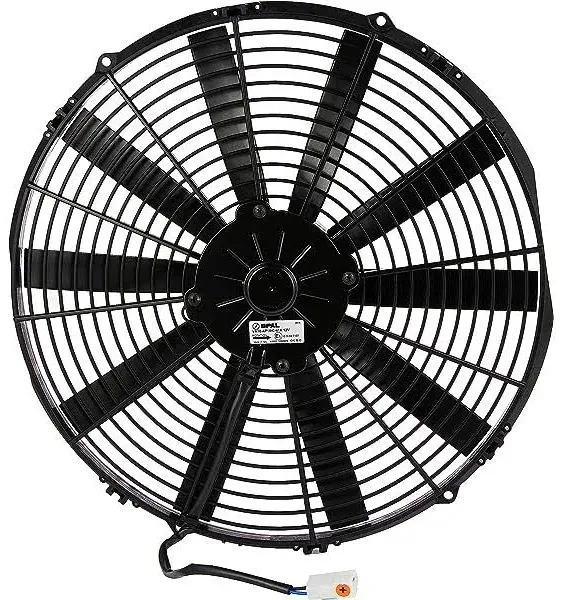 SPAL 30102113 16" Curved Blade High Performance Fan 2467 CFM