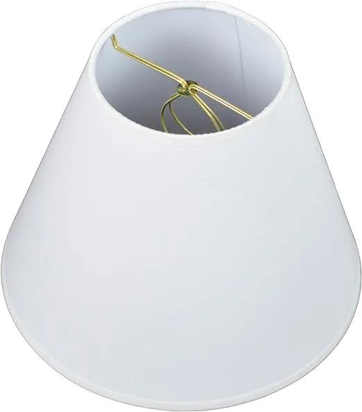 FenchelShades.<wbr/>com 5&#034; x 10&#034; x 8&#034; Bulb Clip Attachment Round Lampshade