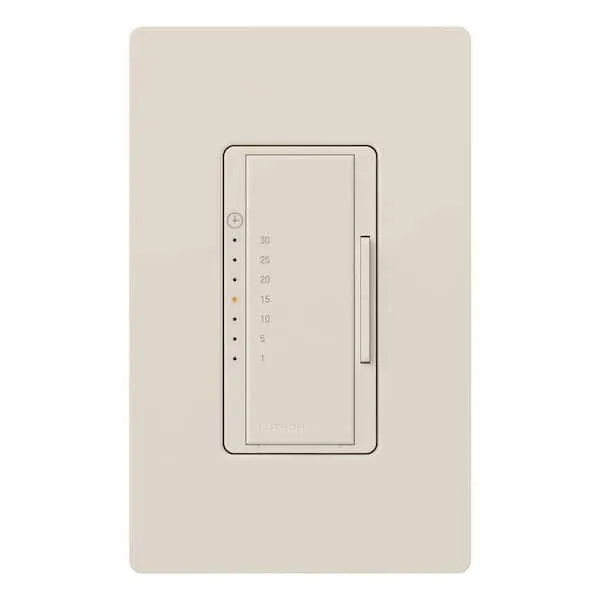 Lutron MA-T51MN-LA Maestro Countdown Timer Multi-Location - Light Almond