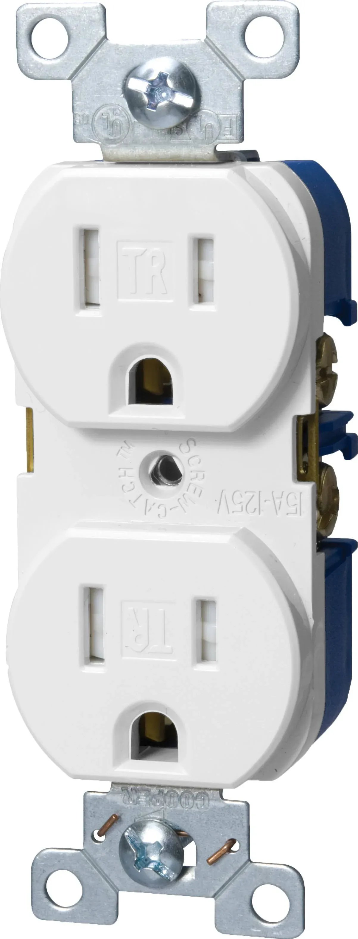 Cooper Wiring TRBR15W-BXSP Comm Duplex Receptacle