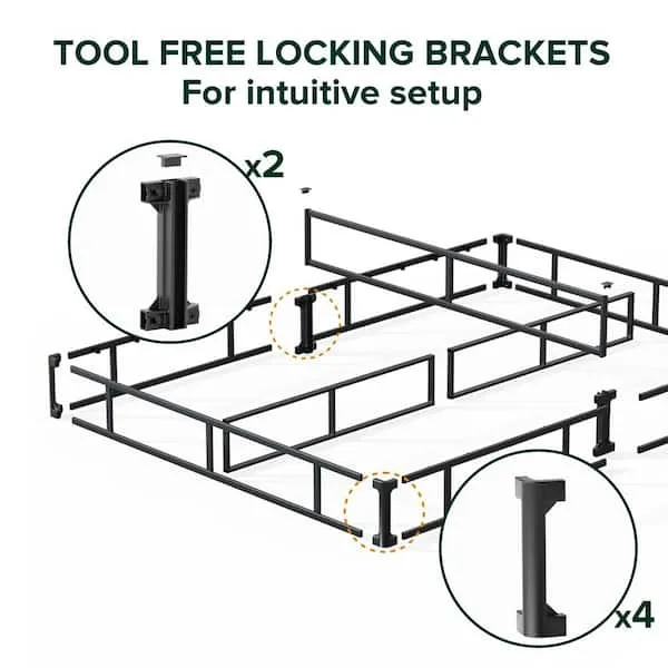 Zinus Metal Twin XL 5 inch Smart Box Spring with Quick Assembly