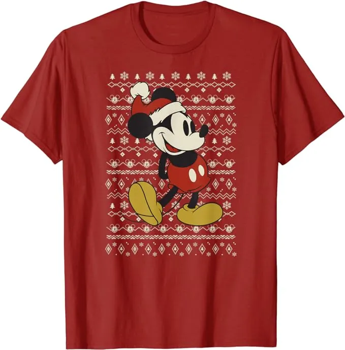 Disney Mickey Mouse Holiday Vintage Mickey T-Shirt | Hot Topic