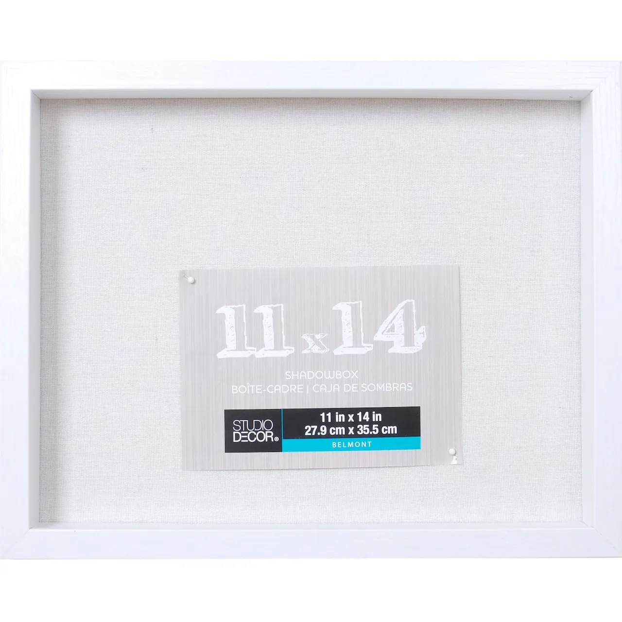 White Belmont Shadow Box by Studio Décor®