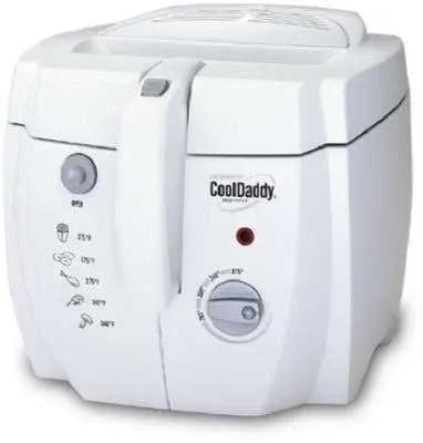 Presto CoolDaddy 05443 Deep Fryer 1500W - 2 qt - White