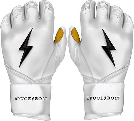 Bruce Bolt Premium Pro Long Cuff Batting Gloves