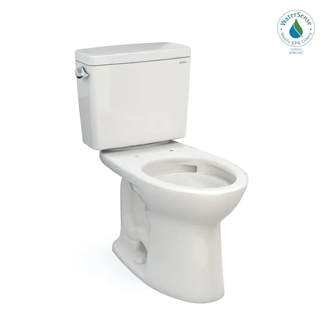 Toto Drake Two-Piece Elongated 1.28 GPF Tornado Flush Toilet CST776CEG