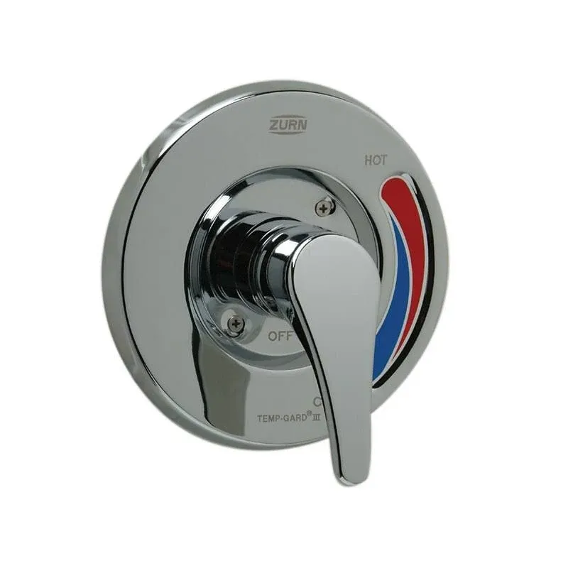 Shower Valve,1/2 In NPT,Wall,Chrome