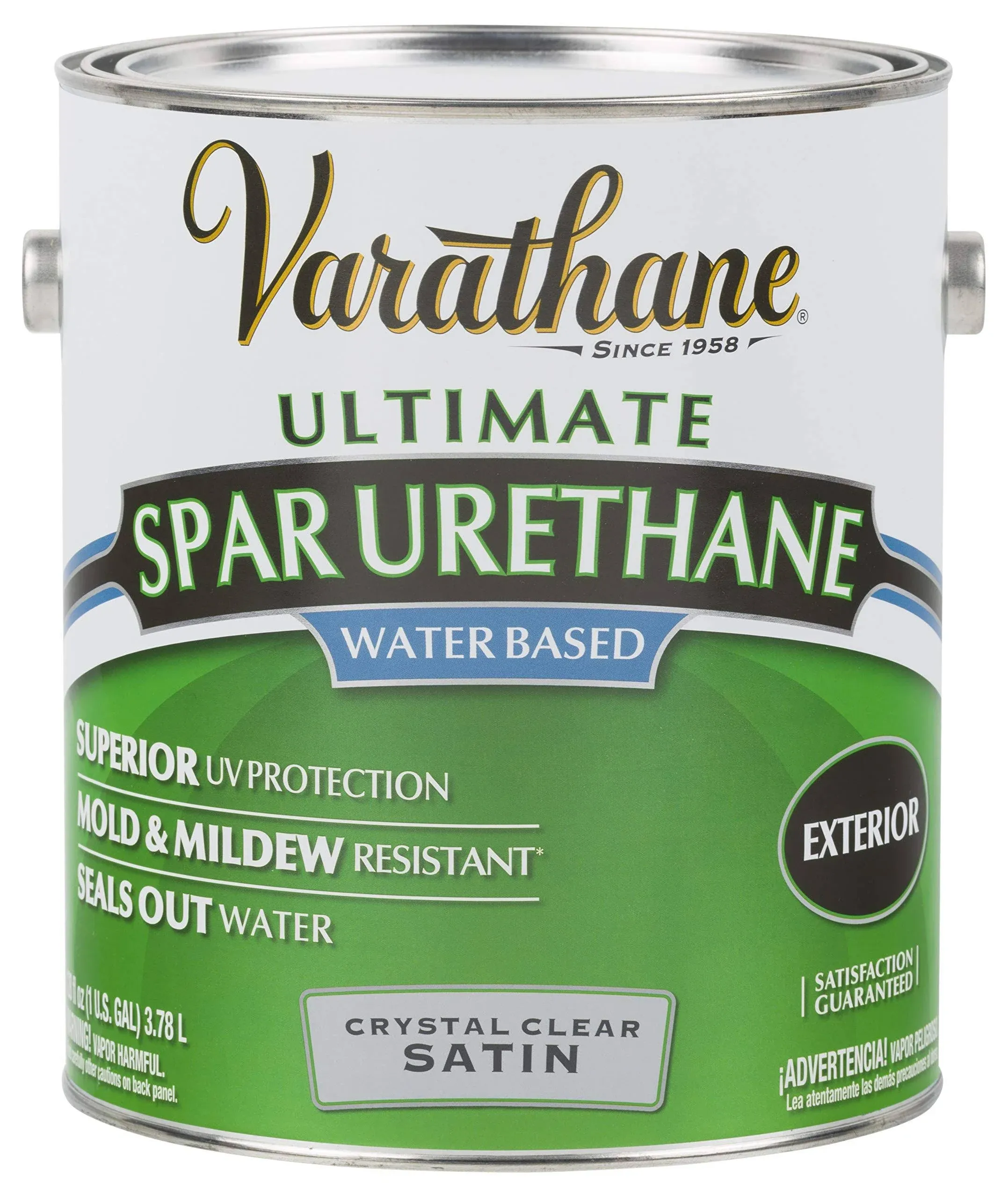 Varathane Satin Clear Water-Based Exterior Spar Urethane