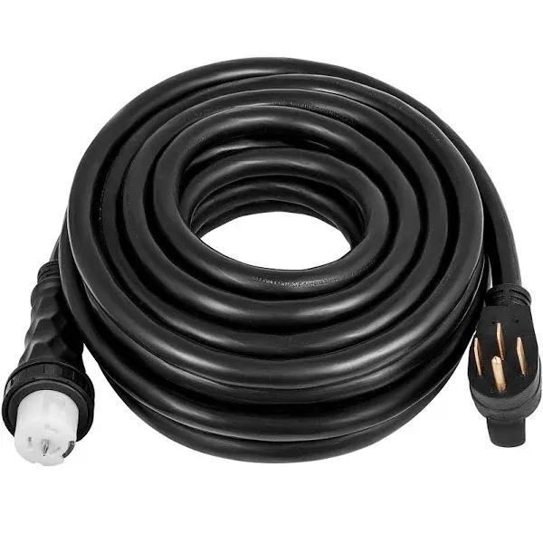 VEVOR 15ft Generator Power Cord 50-Amp 125/250-Volt 14-50P to CS6364 Locking Connector