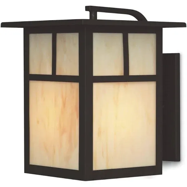 Craftsman Style Outdoor Wall Light in Bronze 10 Inches Tall - Craftsman - Outdoor Wall Lights And Sconces - by Destination Lighting | Houzz