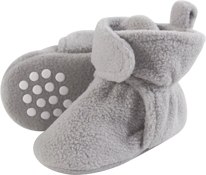 Luvable Friends Baby Cozy Fleece Booties Multi-pack