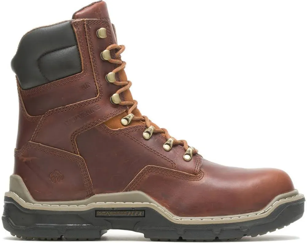 Wolverine Raider DuraShocks CarbonMax 8" W211103 Mens Brown Wide Work Boots