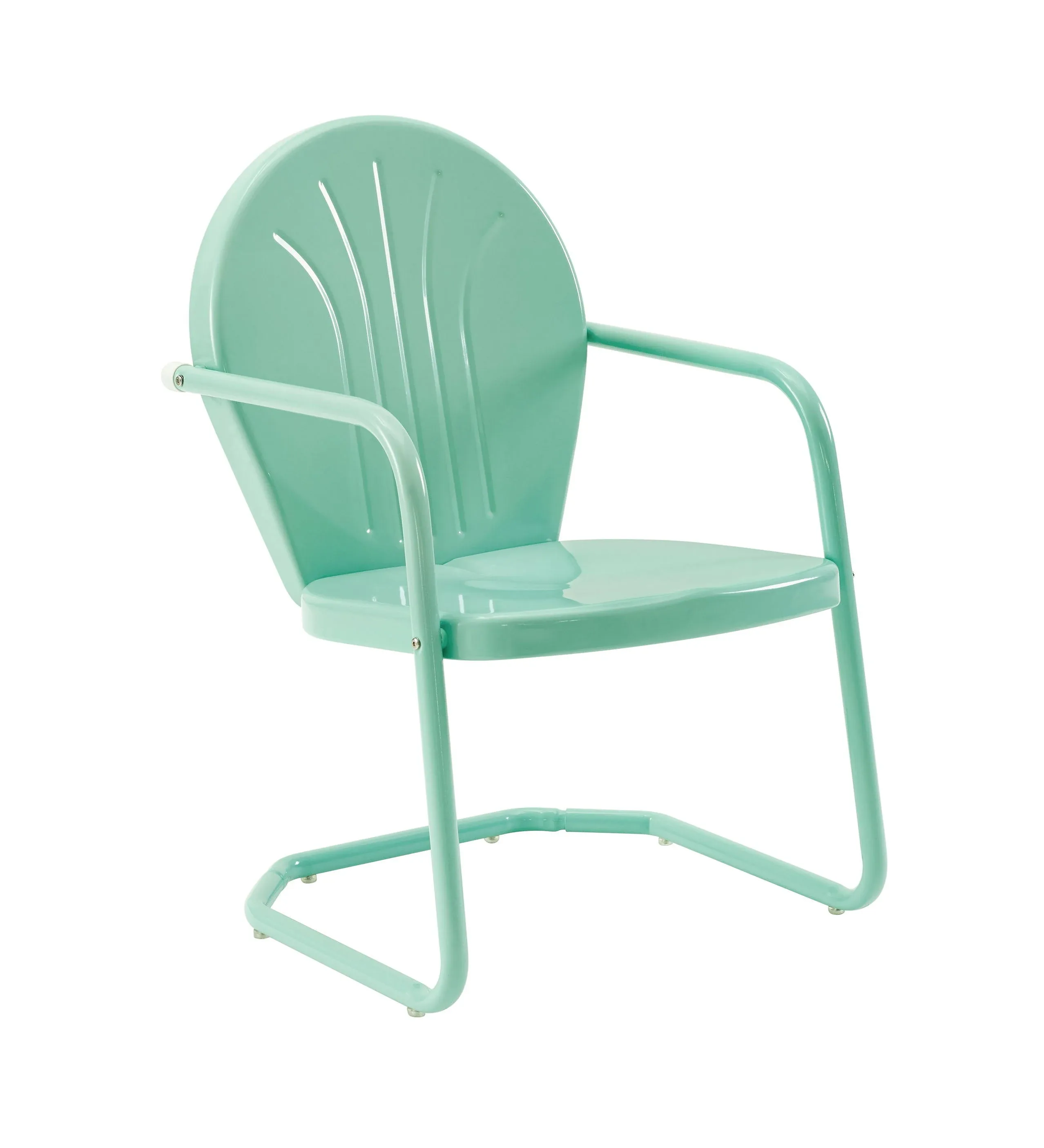 Crosley Griffith Metal Outdoor Chair - Aqua