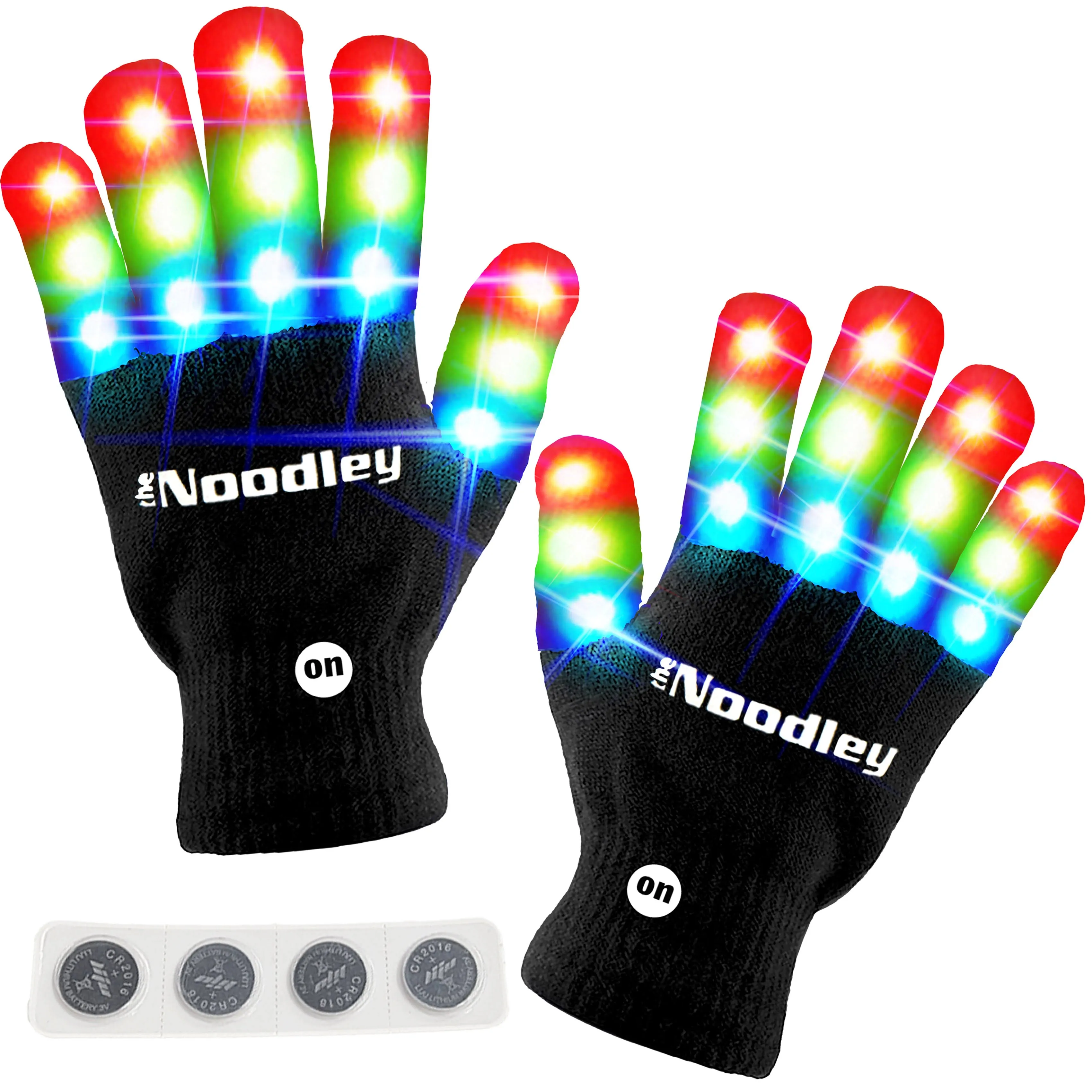 The Noodley LED Gloves for Kids Light Up Toy Costume Accessory for Kids