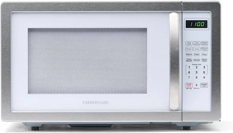 Classic FMO11AHTBSB 1.1 Cu. Ft 1000-Watt Microwave Oven, Black Stainless Steel