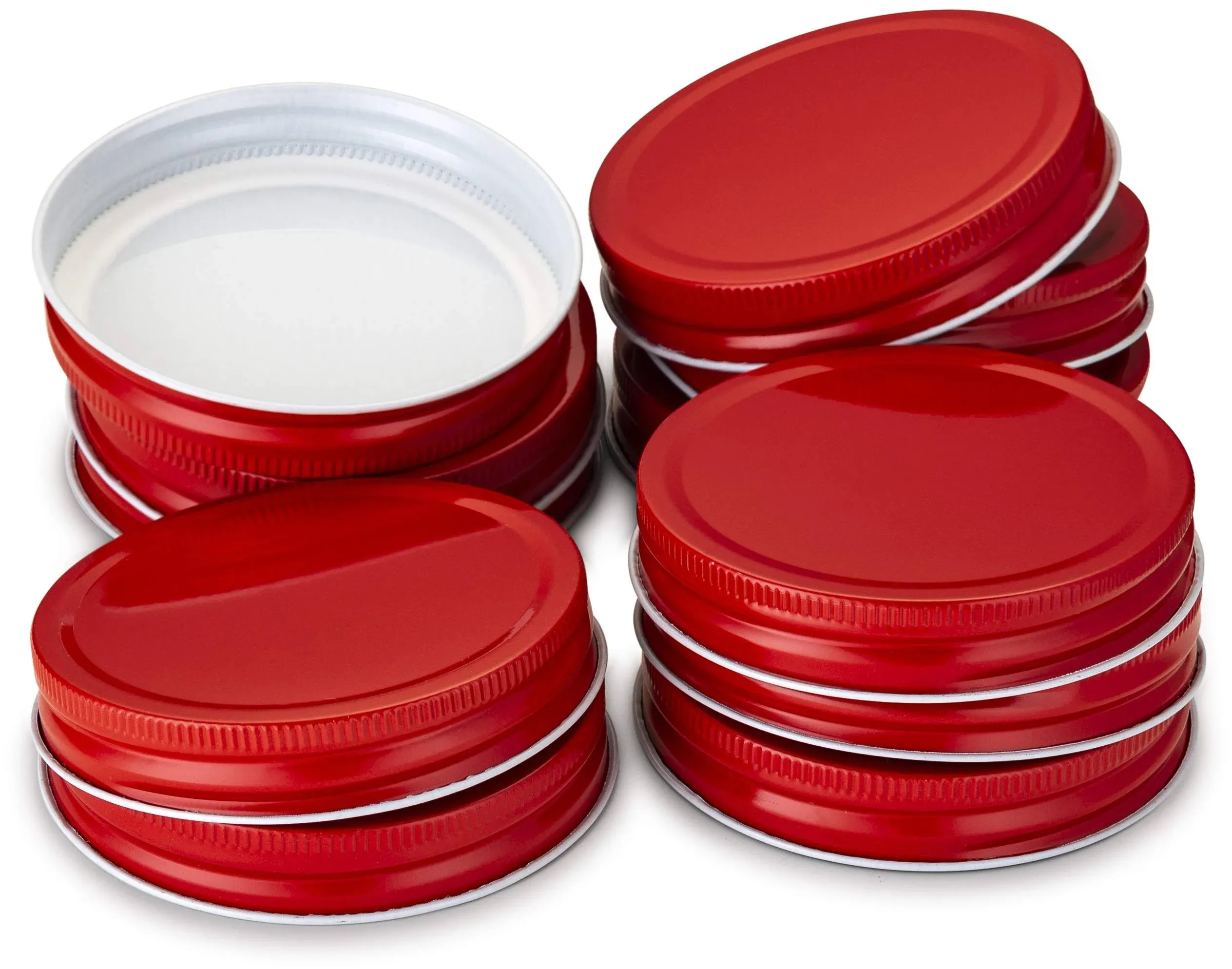 Wide Mouth Mason Jar Lids, Set of 12