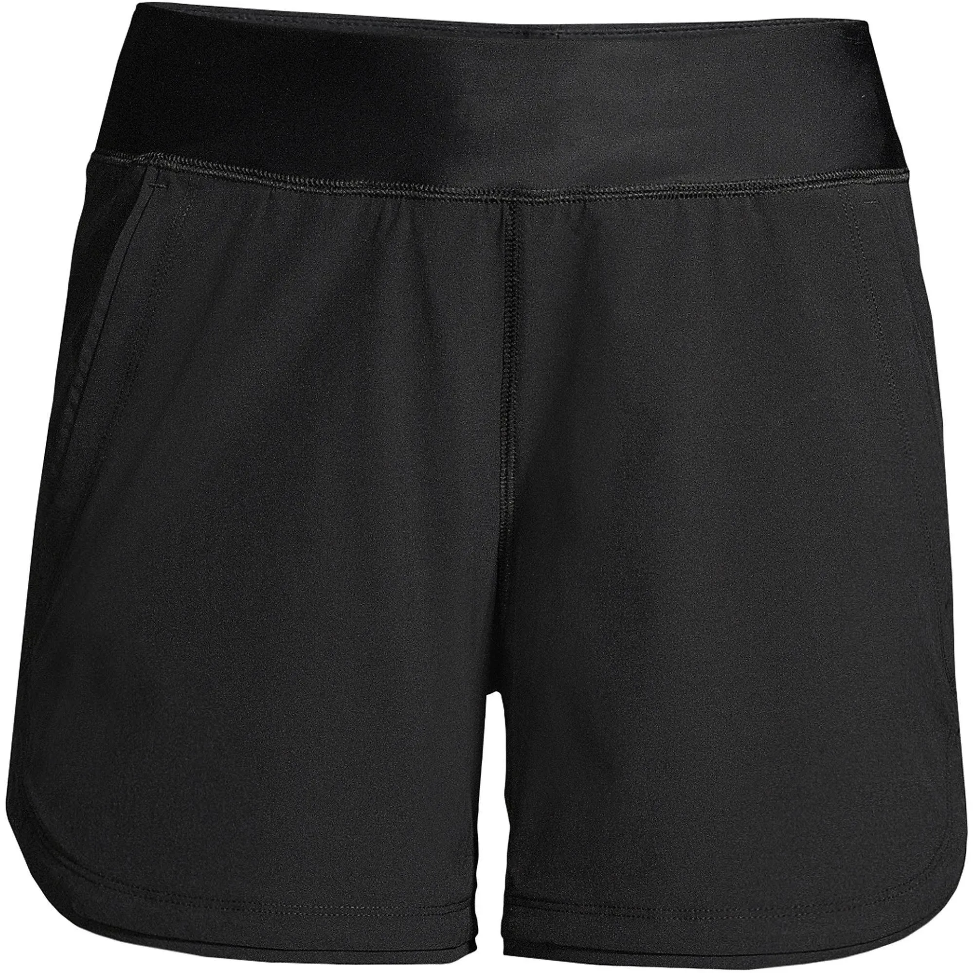 Lands' End Women's Curvy Fit Quick Dry Swim Shorts with Panty