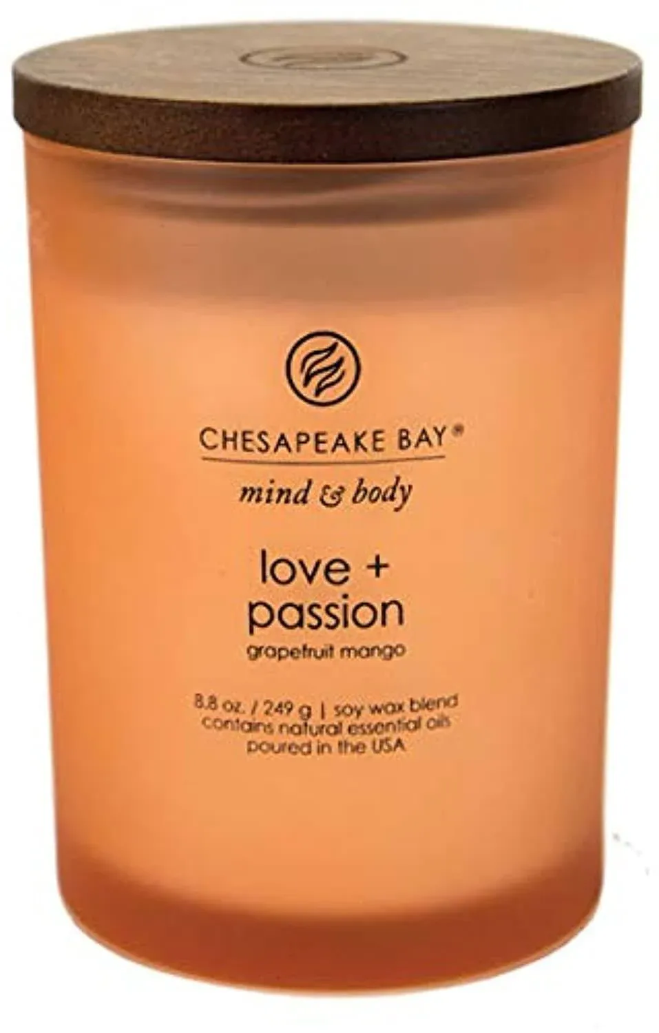 Chesapeake Bay Candle Scented Candle Love + Passion Grapefruit Mango Medium