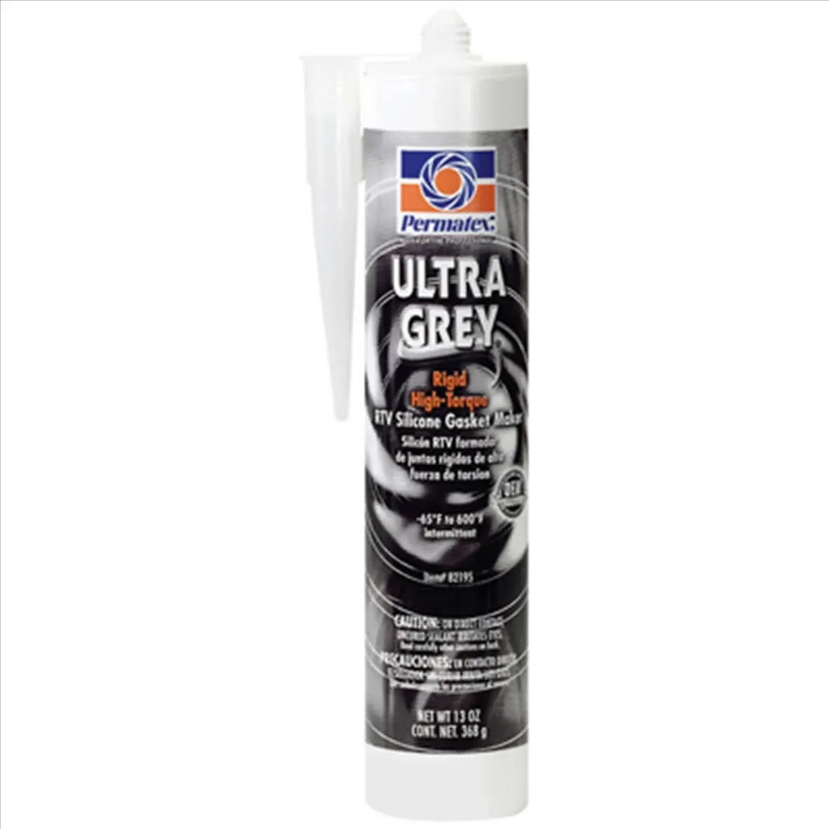 Permatex Ultra Grey Rigid High-Torque RTV Silicone Gasket Maker 82195