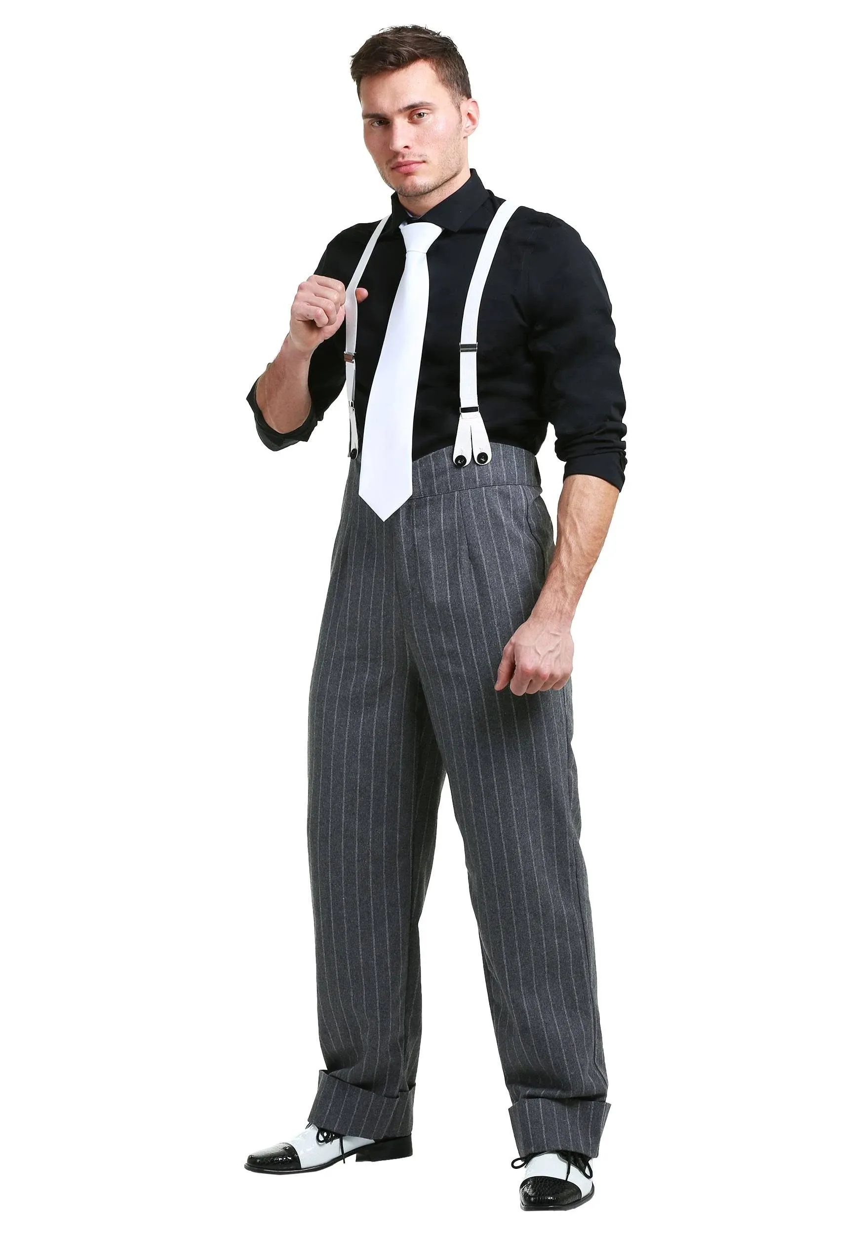 Fun Costumes Men's Plus Size Mafia Underboss Costume