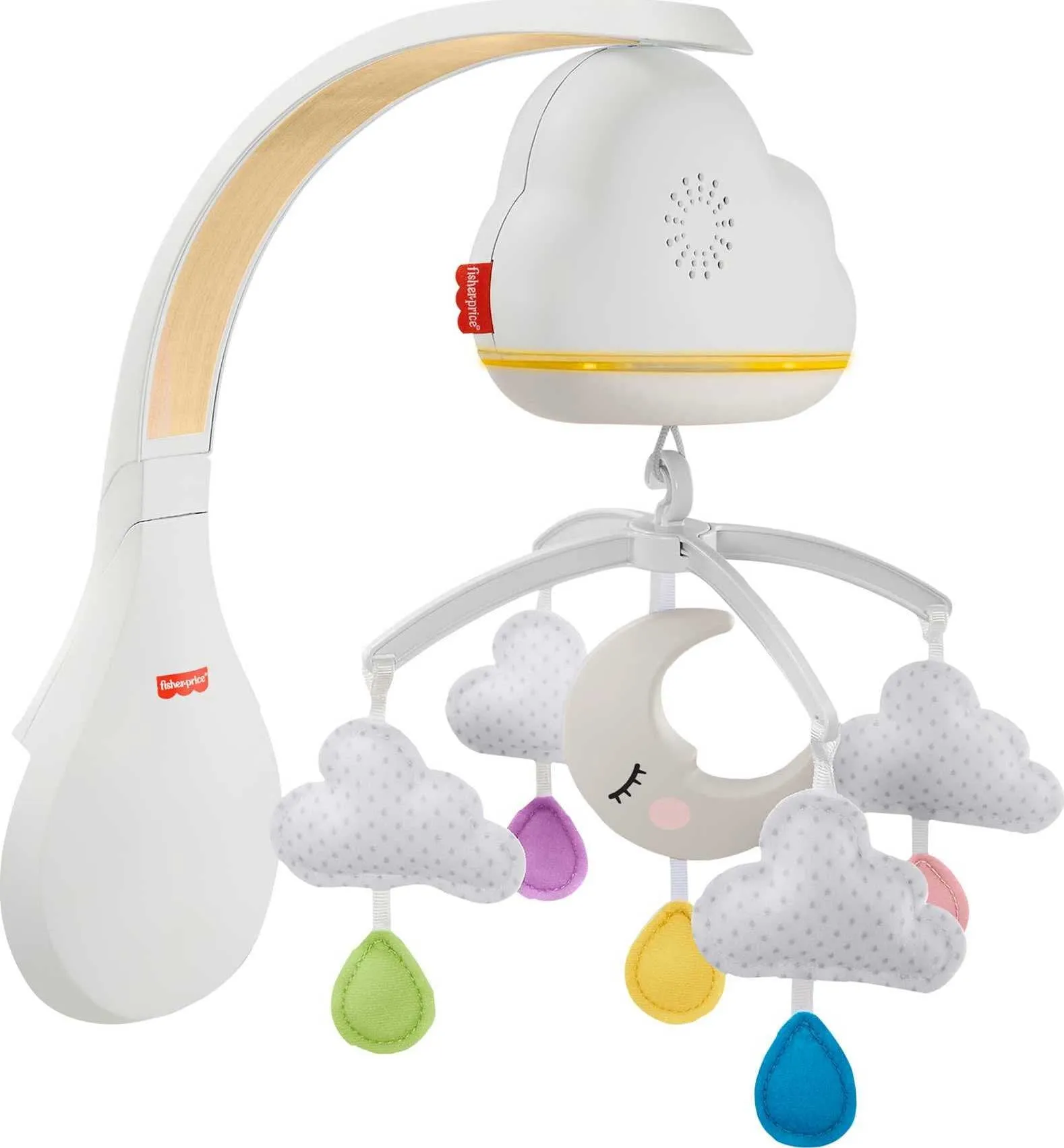 Fisher-Price Calming Clouds Mobile & Soother Infant to Toddler Sound Machine with Music