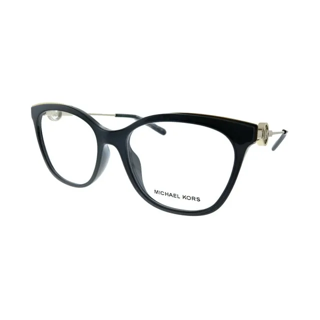 Michael Kors Rome MK 4076U 3332 - anteojos cuadradas (plástico, 54 mm), color negro