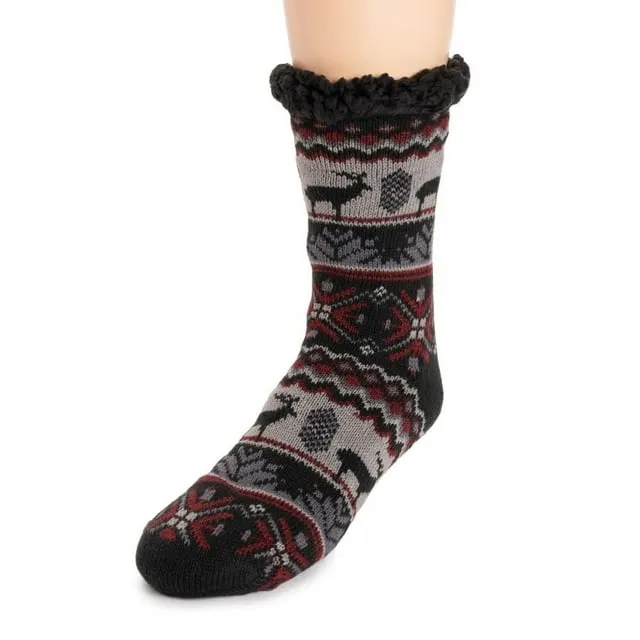 MUK LUKS Men's Cabin Socks